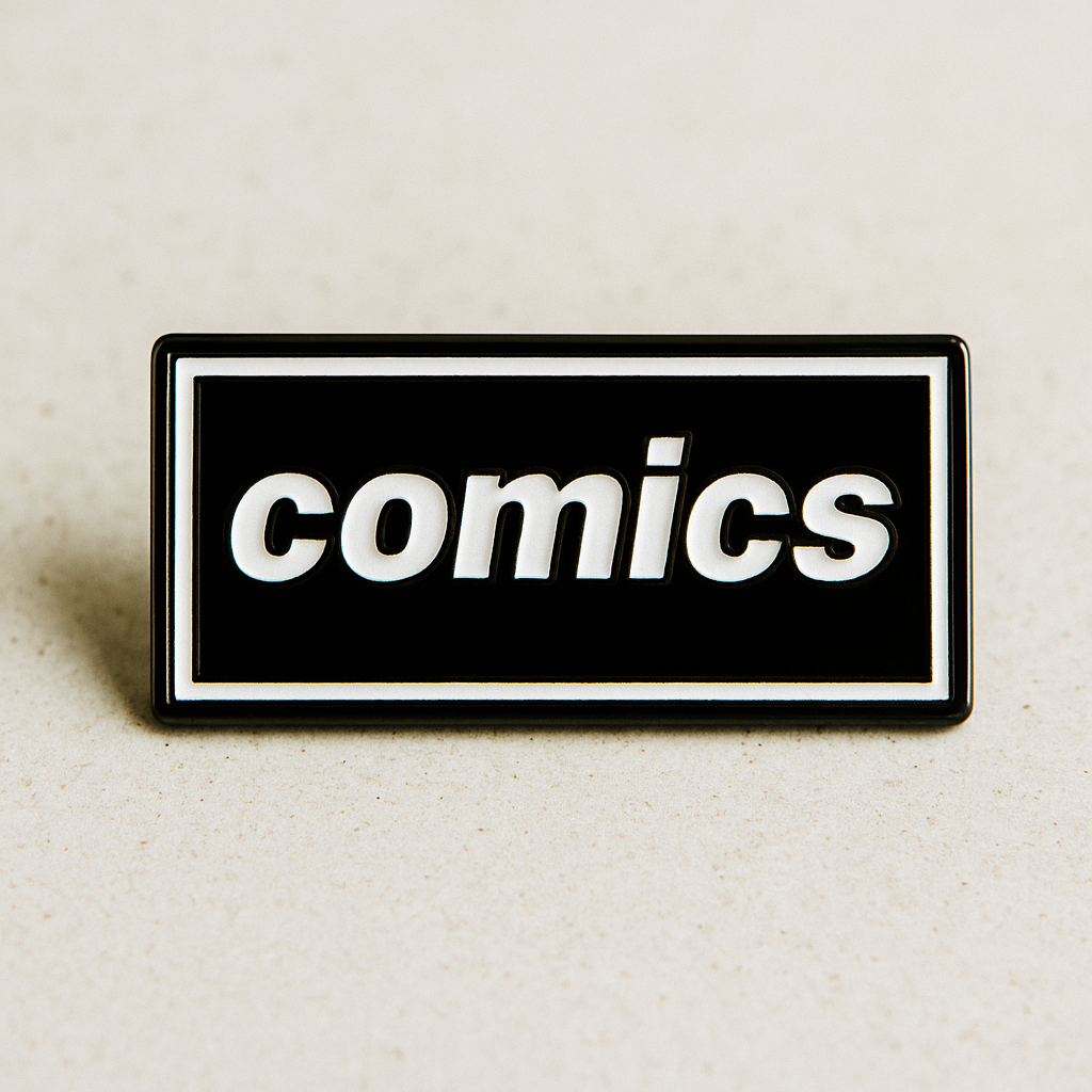 Limited Edition Oasis x Comics 1” Enamel Pin