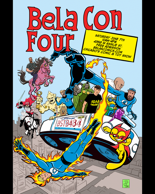 Bela Con Four Official 11x17 Poster – Limited Edition Print
